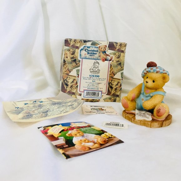 Cherished Teddies Kyle “Even Though We’re Far Apart" Figurine #476390 - Picture 3 of 4